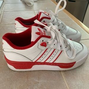 White Adidas sneakers